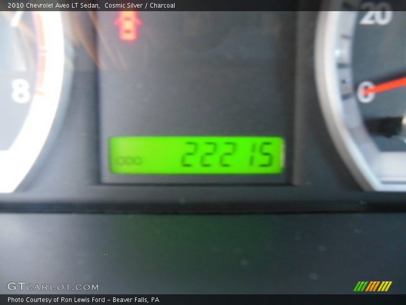 Cosmic Silver / Charcoal 2010 Chevrolet Aveo LT Sedan