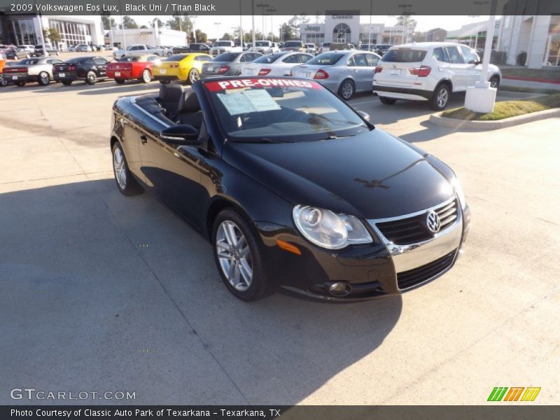 Black Uni / Titan Black 2009 Volkswagen Eos Lux