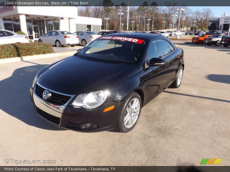 Black Uni / Titan Black 2009 Volkswagen Eos Lux