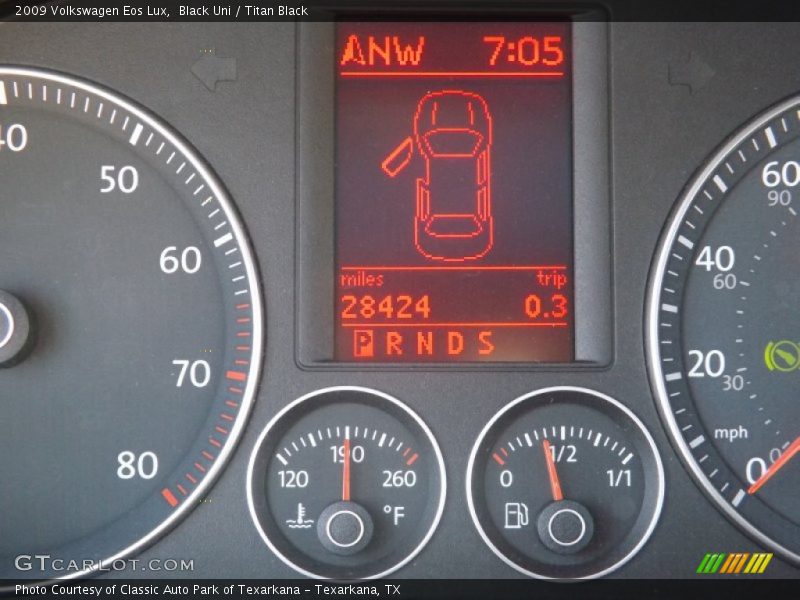 Black Uni / Titan Black 2009 Volkswagen Eos Lux