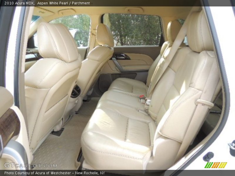 Aspen White Pearl / Parchment 2010 Acura MDX