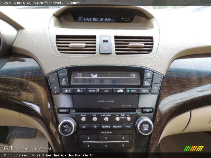 Aspen White Pearl / Parchment 2010 Acura MDX