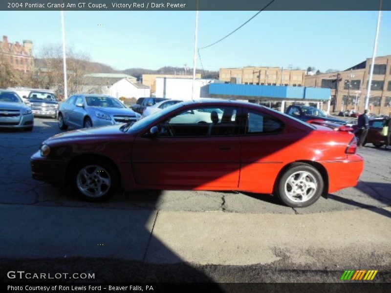 Victory Red / Dark Pewter 2004 Pontiac Grand Am GT Coupe