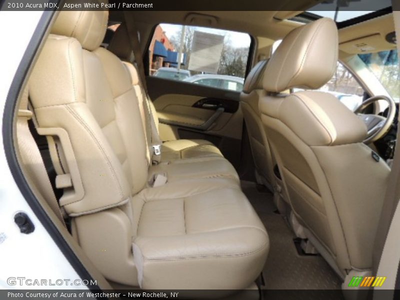 Aspen White Pearl / Parchment 2010 Acura MDX