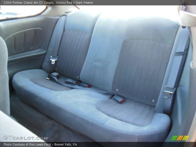 Rear Seat of 2004 Grand Am GT Coupe