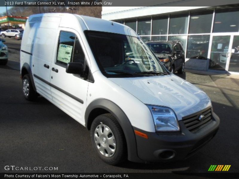 Frozen White / Dark Gray 2013 Ford Transit Connect XL Van