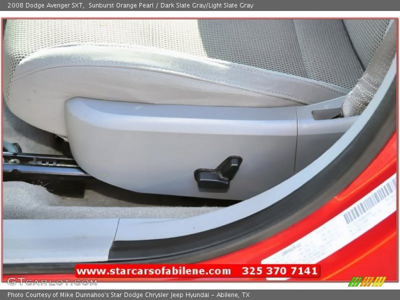 Sunburst Orange Pearl / Dark Slate Gray/Light Slate Gray 2008 Dodge Avenger SXT