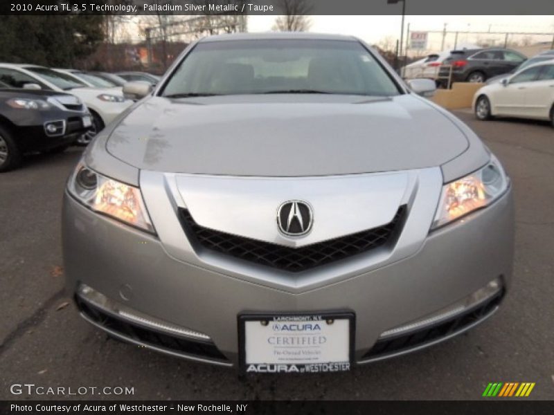 Palladium Silver Metallic / Taupe 2010 Acura TL 3.5 Technology