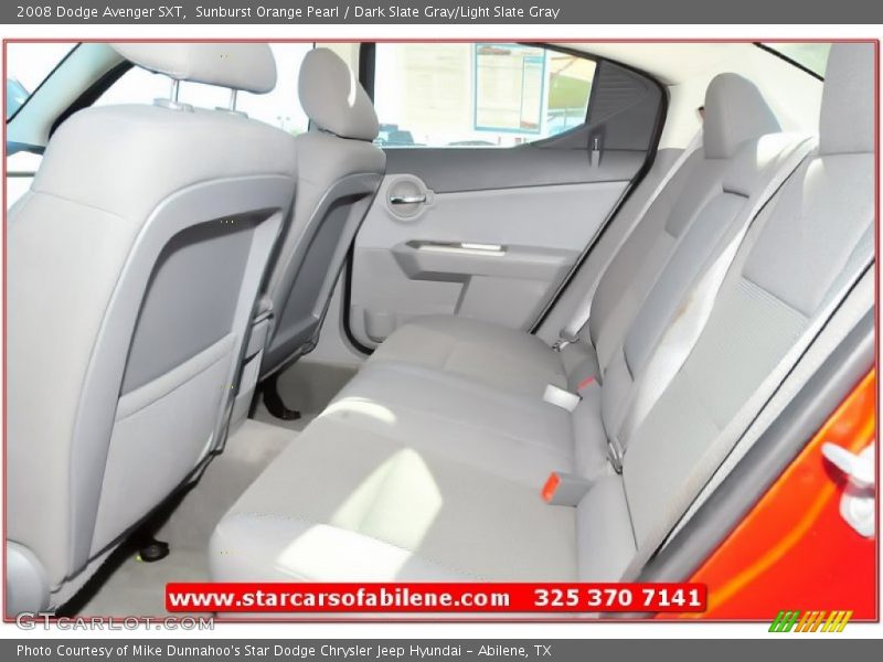 Sunburst Orange Pearl / Dark Slate Gray/Light Slate Gray 2008 Dodge Avenger SXT