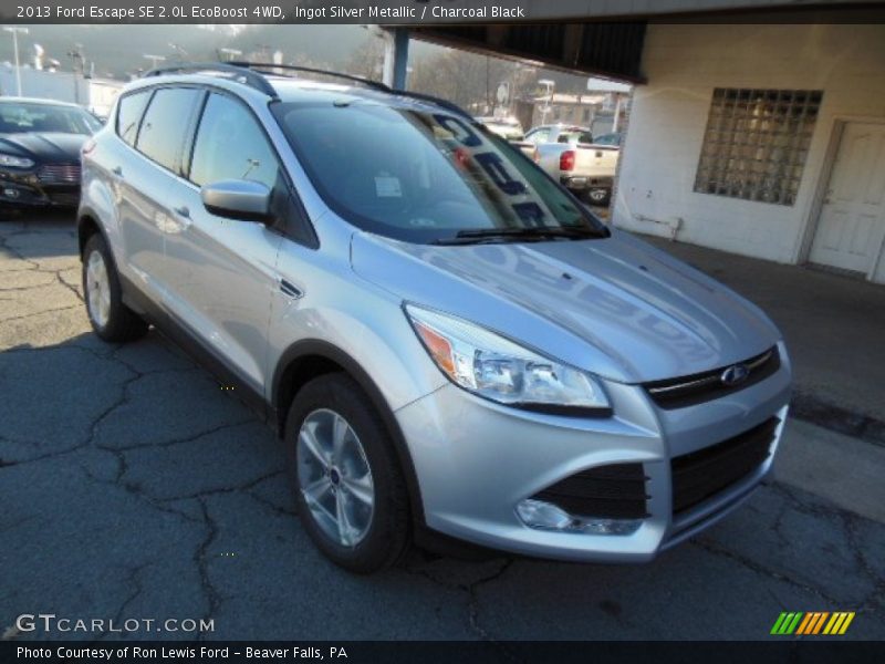 Ingot Silver Metallic / Charcoal Black 2013 Ford Escape SE 2.0L EcoBoost 4WD