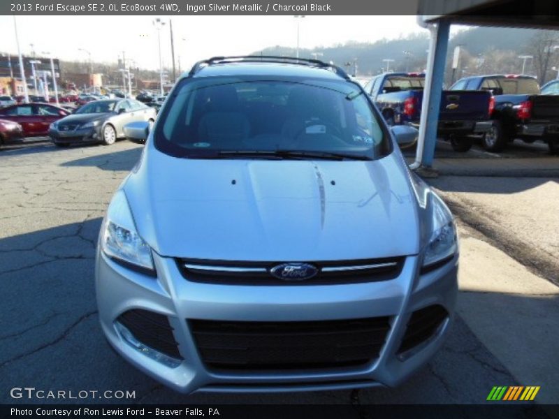 Ingot Silver Metallic / Charcoal Black 2013 Ford Escape SE 2.0L EcoBoost 4WD