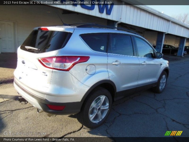 Ingot Silver Metallic / Charcoal Black 2013 Ford Escape SE 2.0L EcoBoost 4WD