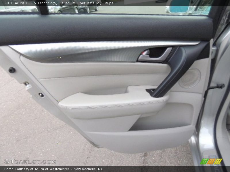 Palladium Silver Metallic / Taupe 2010 Acura TL 3.5 Technology