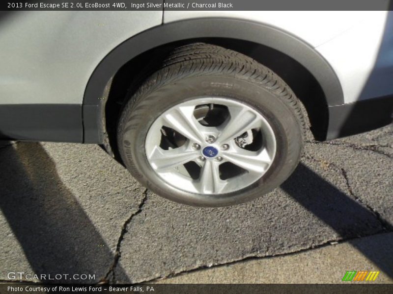 Ingot Silver Metallic / Charcoal Black 2013 Ford Escape SE 2.0L EcoBoost 4WD