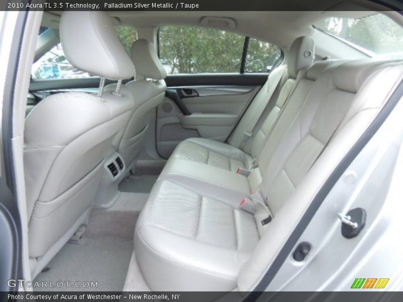 Palladium Silver Metallic / Taupe 2010 Acura TL 3.5 Technology