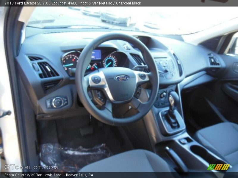 Ingot Silver Metallic / Charcoal Black 2013 Ford Escape SE 2.0L EcoBoost 4WD