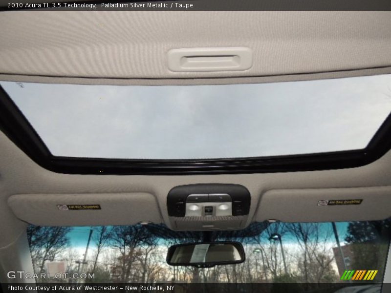 Palladium Silver Metallic / Taupe 2010 Acura TL 3.5 Technology