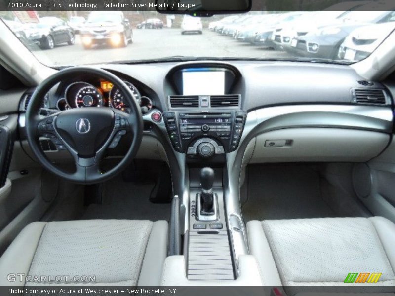 Palladium Silver Metallic / Taupe 2010 Acura TL 3.5 Technology