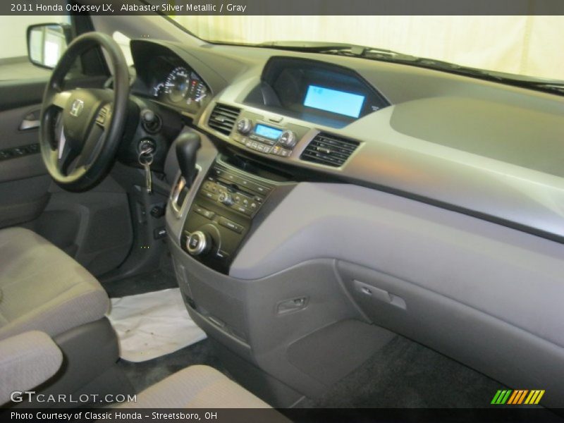 Alabaster Silver Metallic / Gray 2011 Honda Odyssey LX