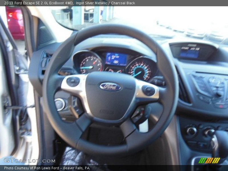 Ingot Silver Metallic / Charcoal Black 2013 Ford Escape SE 2.0L EcoBoost 4WD