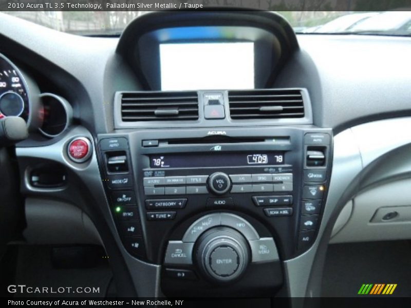 Palladium Silver Metallic / Taupe 2010 Acura TL 3.5 Technology