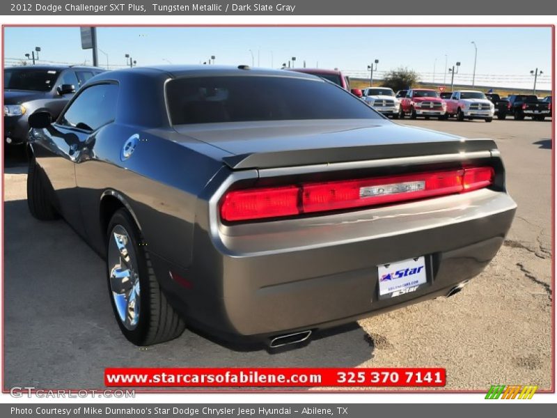 Tungsten Metallic / Dark Slate Gray 2012 Dodge Challenger SXT Plus