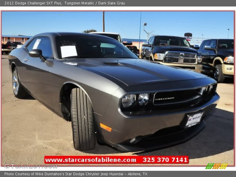 Tungsten Metallic / Dark Slate Gray 2012 Dodge Challenger SXT Plus