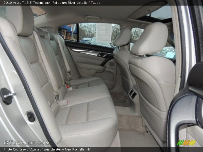 Palladium Silver Metallic / Taupe 2010 Acura TL 3.5 Technology