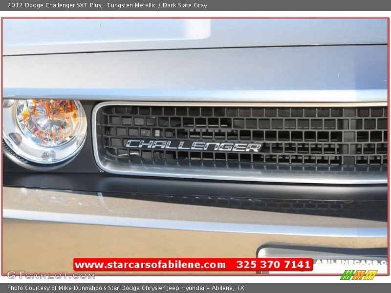 Tungsten Metallic / Dark Slate Gray 2012 Dodge Challenger SXT Plus