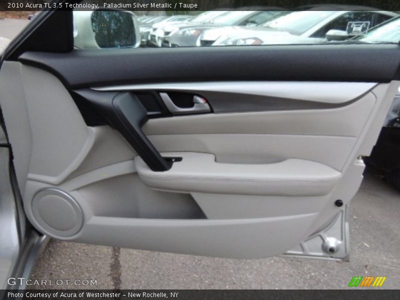 Palladium Silver Metallic / Taupe 2010 Acura TL 3.5 Technology