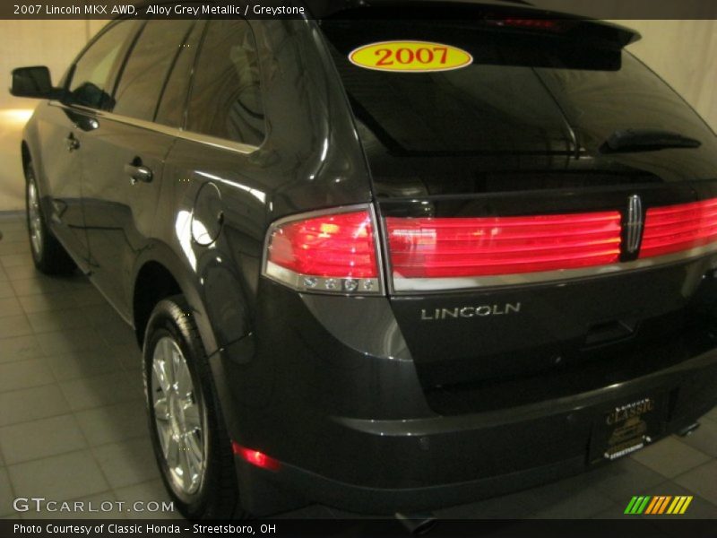 Alloy Grey Metallic / Greystone 2007 Lincoln MKX AWD