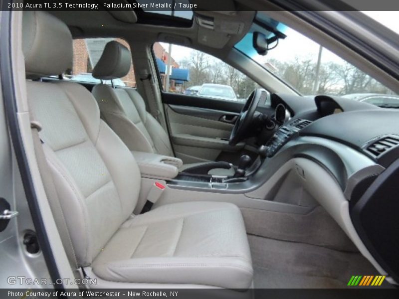 Palladium Silver Metallic / Taupe 2010 Acura TL 3.5 Technology
