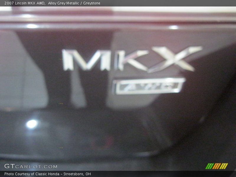 Alloy Grey Metallic / Greystone 2007 Lincoln MKX AWD