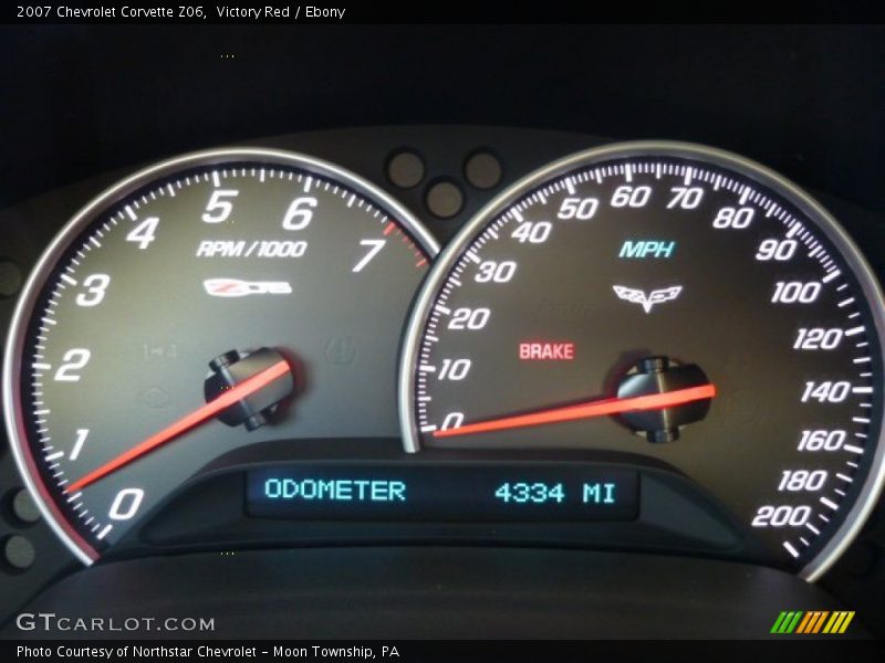 Victory Red / Ebony 2007 Chevrolet Corvette Z06