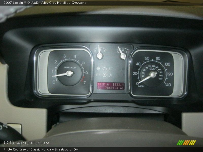 Alloy Grey Metallic / Greystone 2007 Lincoln MKX AWD