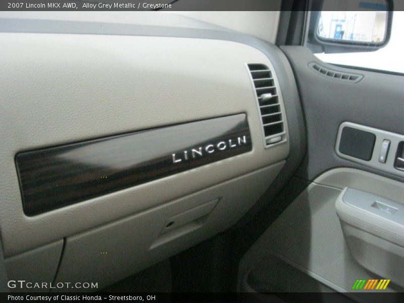 Alloy Grey Metallic / Greystone 2007 Lincoln MKX AWD