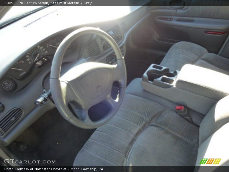 Steelmist Metallic / Gray 2005 Buick Century Sedan