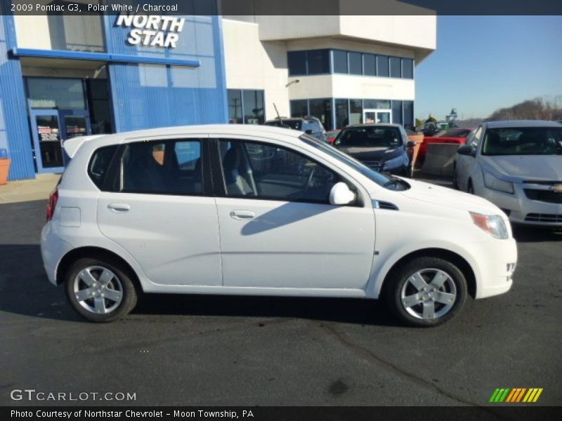 Polar White / Charcoal 2009 Pontiac G3