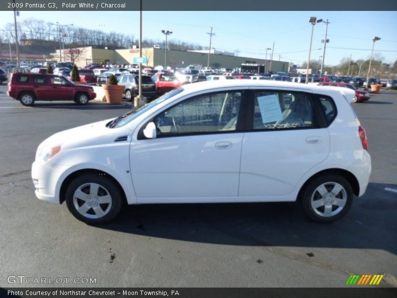 Polar White / Charcoal 2009 Pontiac G3