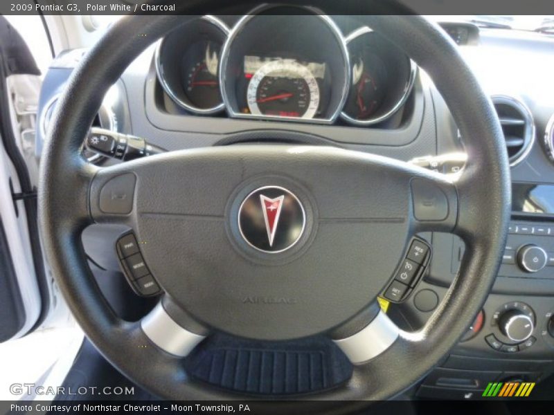 Polar White / Charcoal 2009 Pontiac G3