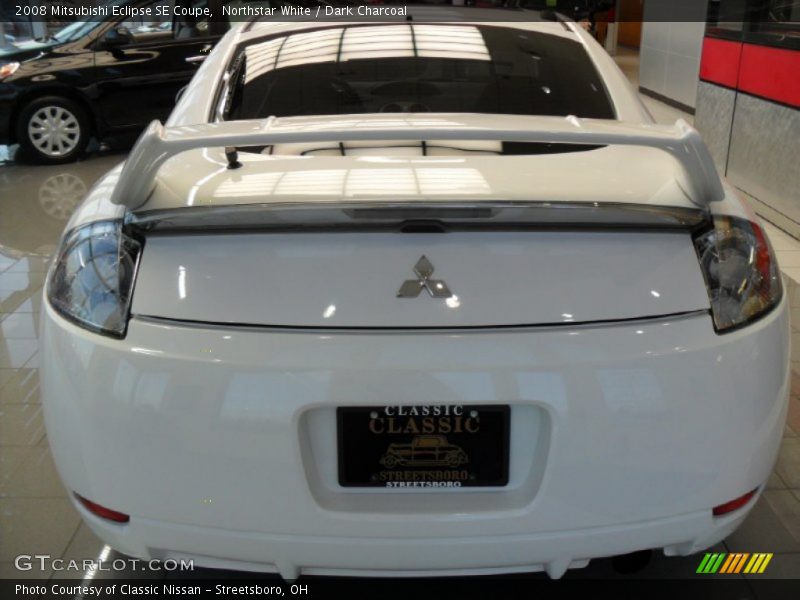 Northstar White / Dark Charcoal 2008 Mitsubishi Eclipse SE Coupe