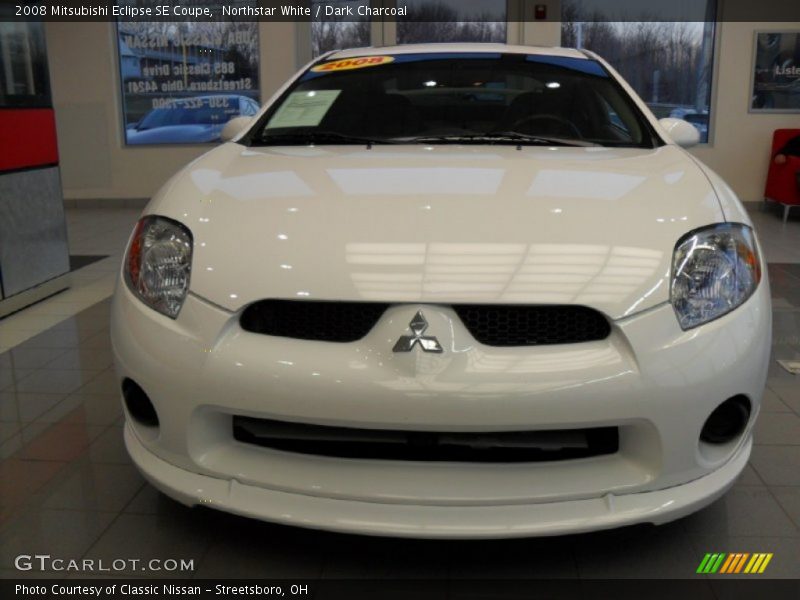 Northstar White / Dark Charcoal 2008 Mitsubishi Eclipse SE Coupe