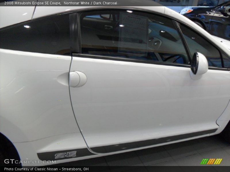Northstar White / Dark Charcoal 2008 Mitsubishi Eclipse SE Coupe