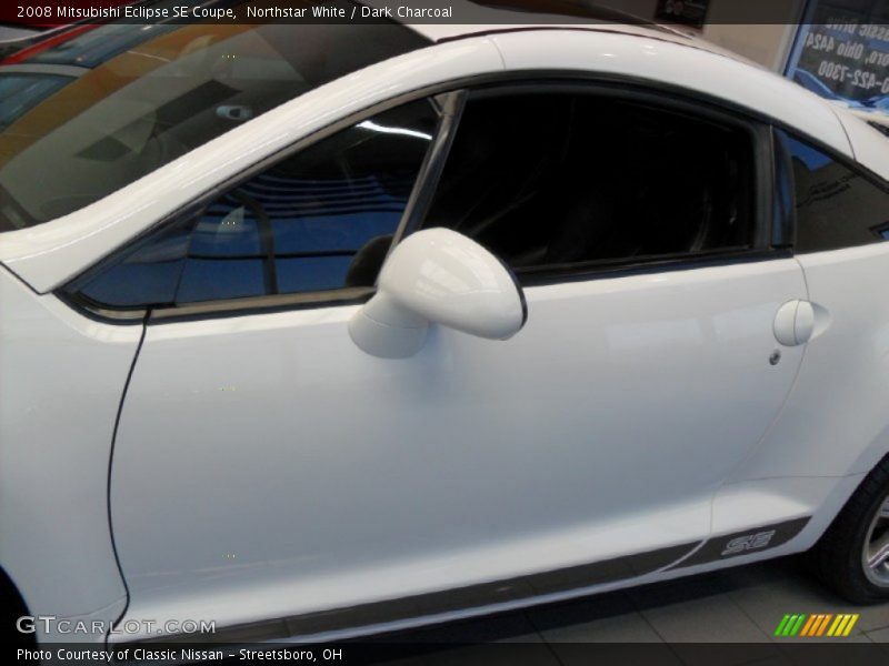 Northstar White / Dark Charcoal 2008 Mitsubishi Eclipse SE Coupe