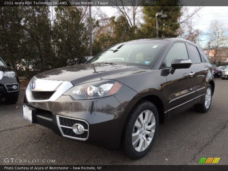 Grigio Metallic / Taupe 2011 Acura RDX Technology SH-AWD