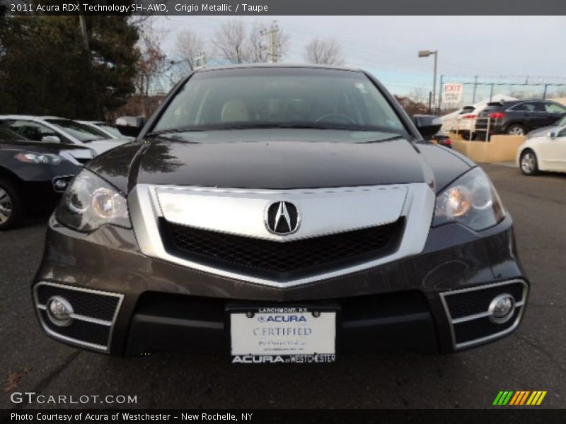 Grigio Metallic / Taupe 2011 Acura RDX Technology SH-AWD