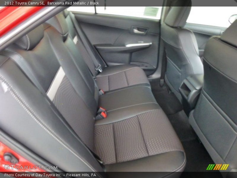 Barcelona Red Metallic / Black 2012 Toyota Camry SE