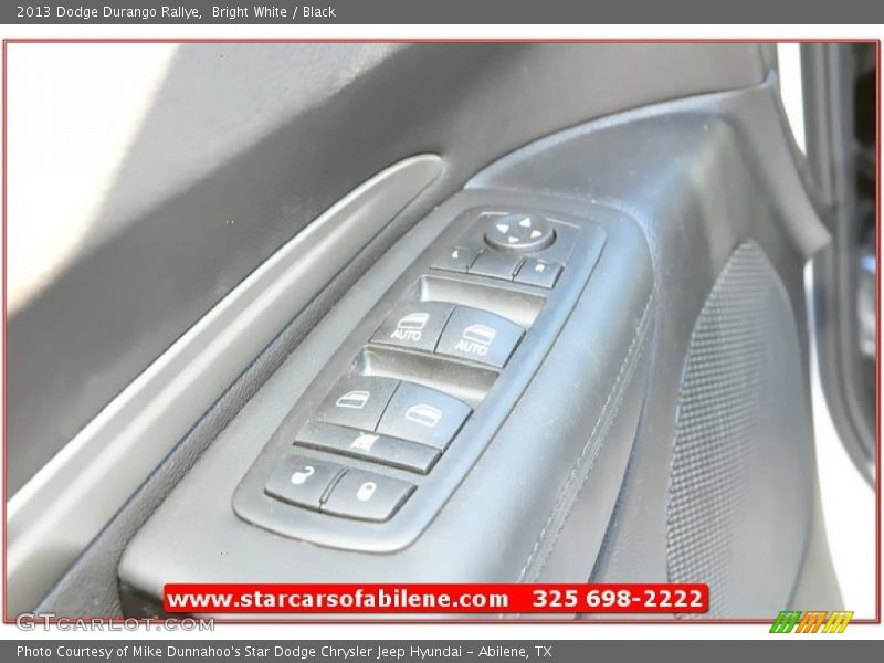 Bright White / Black 2013 Dodge Durango Rallye