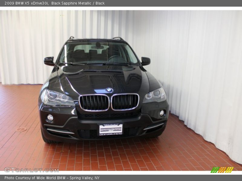 Black Sapphire Metallic / Black 2009 BMW X5 xDrive30i