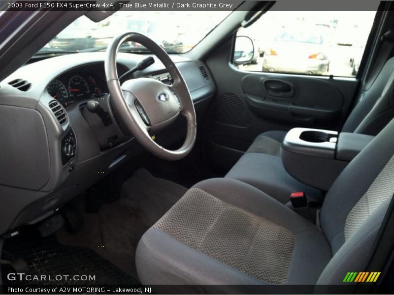  2003 F150 FX4 SuperCrew 4x4 Dark Graphite Grey Interior